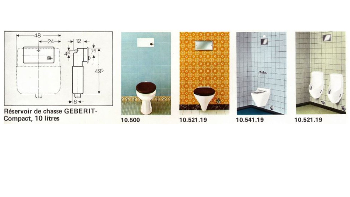 Extrait des « Informations Geberit » d’octobre 1974 Extrait des « Informations Geberit » d’octobre 1974