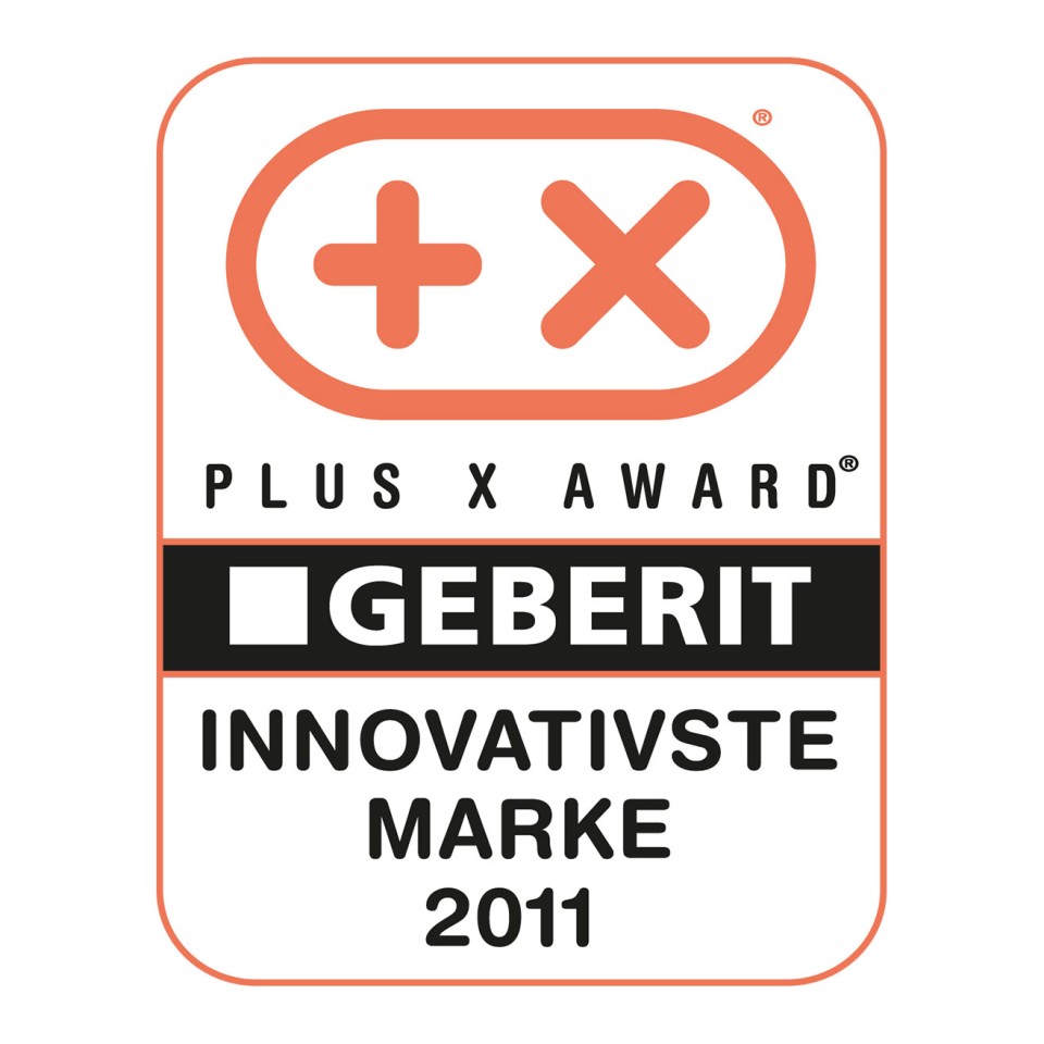 Plus X Award for Geberit as most innovative Brand